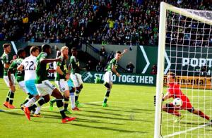 The MLS Champions win in season opener by 2 goals to 1.